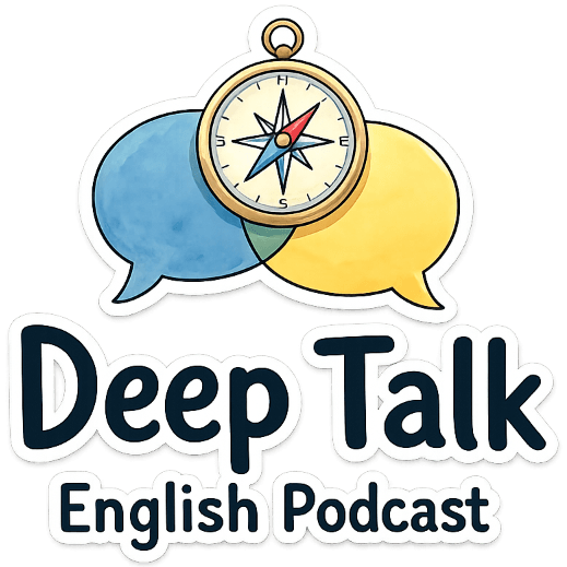 Deep Talk English Podcast logo